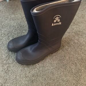 Kamik Kids' Navy Rain Boots